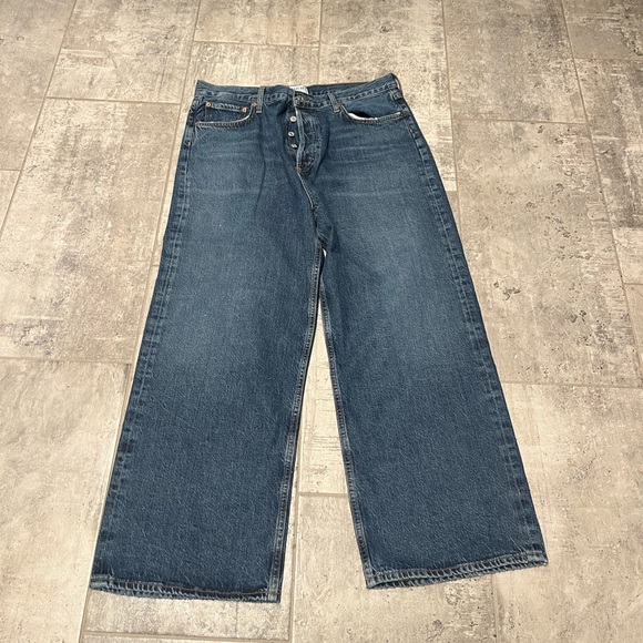 Agolde NWT REN High Rise Wide Leg Control SZ 34 - Picture 2 of 9